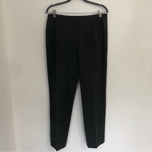 TALBOTS Women Grey Straight Leg Dress Pant Sz 10 Side Zip Closure